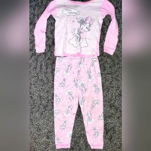 Baby Girl Disney Pajamas Size 24mos